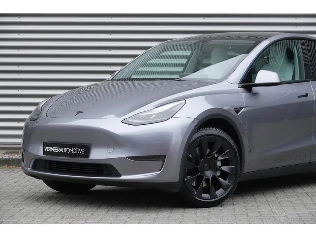 Tesla Model Y Long Range AWD 75 kWh Panorama | Leder Ivoor | NAP |