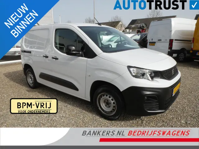 Peugeot Partner 1.5 BlueHDi 100PK, L1, Airco, 2 x Schuifdeur