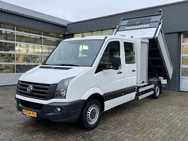 Volkswagen Crafter 2.0 TDI Maxi Kipper 3500kg trekgewicht Euro 6 Airco Cruise controle 6-Persoons Te...