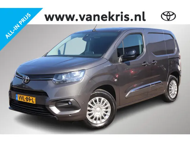 Toyota PROACE CITY Electric Prof 50 kWh, Bijrijdersstoel en 2e schuifdeur, Laadvloer, Camera, Lat om...