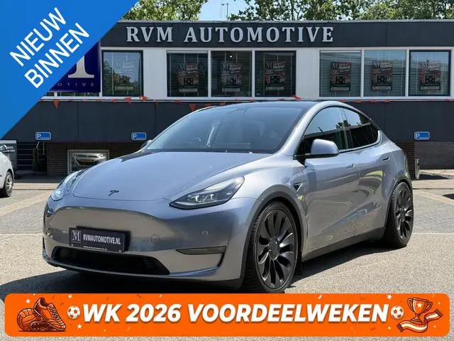 Tesla Model Y Performance AWD 75 kWh SOH 94% | AFNEEMBARE TREKHAAK| RESTERENDE ALGEMENE FABRIEKSGARA...