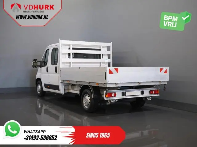 Opel Movano 2.2 140 pk DC Dubbel Cabine Open Laadbak/ 7 Pers./ 2.5t Trekverm./ Cruise/ Airco/ 288x21...
