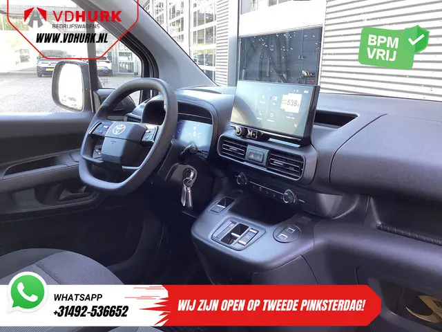 Toyota PROACE CITY Electric 345 km WLTP LED/ 3pers/ Snellader/ Standkachel/ Carplay/ Navi/ PDC/ Crui...