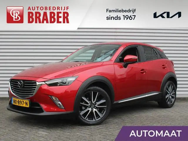 Mazda CX-3 2.0 SkyActiv-G 120 GT-M | Stuur-/stoelverwarming | Leer | Dodehoek detectie | Camera | Bo...