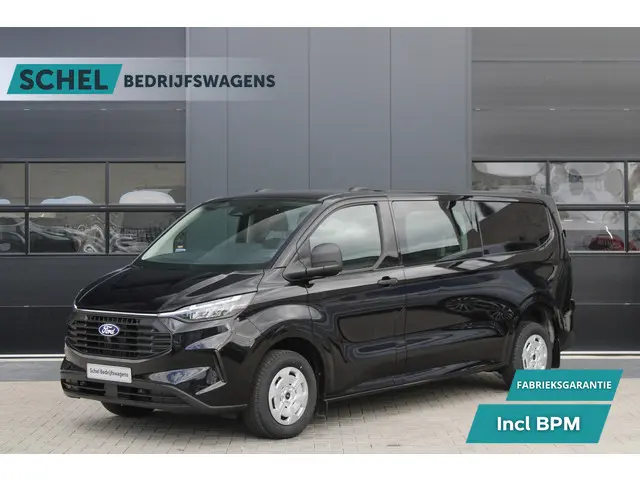 Ford Transit Custom 320 2.0 TDCI L2H1 Trend DC 6 Zits 170pk - Trekhaak - Stoel/Stuurverwarming - Cru...