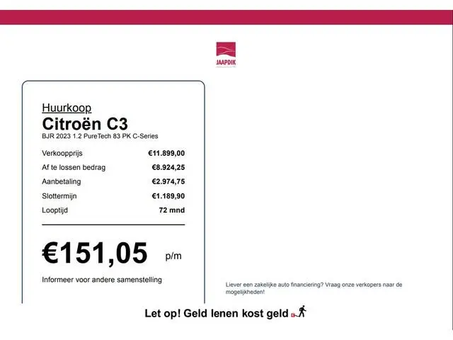 Citroën C3 BJR 2023 1.2 PureTech 83 PK C-Series APPLE CARPLAY + ANDROID AUTO | CLIMA | CRUISE | NAVI...
