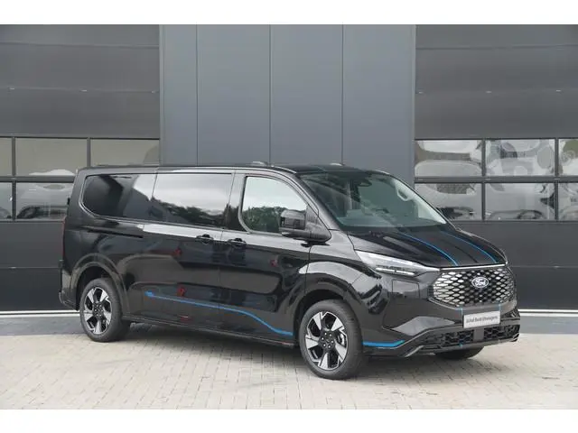 Ford E-Transit Custom 340 L2H1 Sport 71 kWh 218pk - 2x Schuif - ACC - B&O - Navi - Stoel/Stuurverwar...
