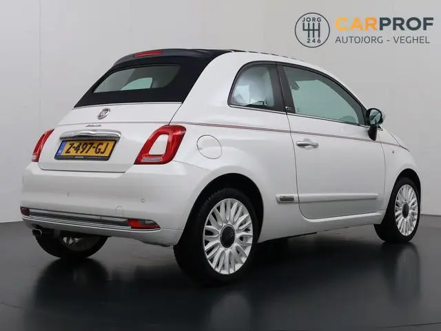 Fiat 500 1.2 Dolcevita Navigatie | Cruise Control | Climate Controle | Leder | Cabriolet
