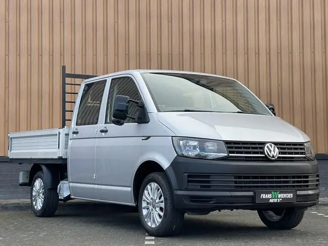 Volkswagen Transporter 2.0 TDI L2H1 DC | Marge! | Pick-up! | 6 Pers. | Trekhaak | Apple Carplay | Cr...