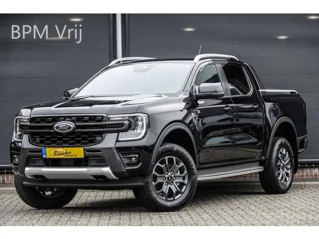 Ford Ranger Wildtrak 3.0 V6 240Pk Aut. | Double Cab | 2-persoons | 3.500Kg trekgewicht | Grijs kenteken | Agate Black