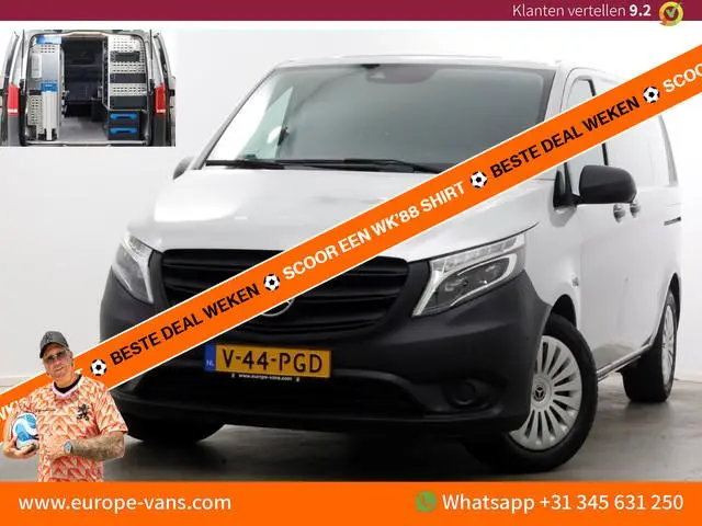 Mercedes-Benz Vito 114 CDI 136pk Compact 9G Automaat 2x Schuifdeur/LED/Camera/Inrichting 06-2022