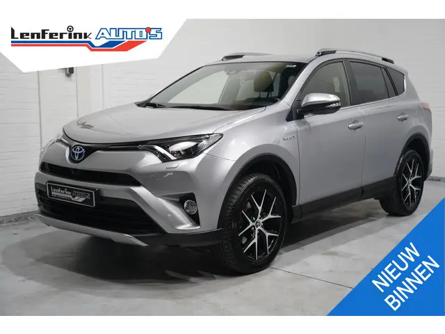 Toyota RAV4 AWD hybrid style-selection navigatie trekhaak-afneembaar 18"-lmv PDC v+a 360-camera lede...