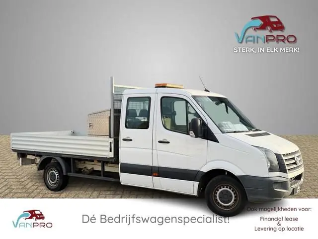 Volkswagen Crafter 35 2.0 TDI L3 Dubbel cabine MARGE GEEN BTW Euro6 Pick-up / Open laadbak / Airco /...