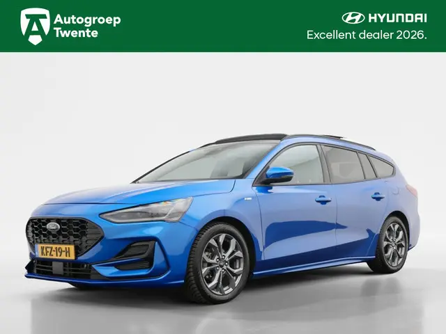 Ford Focus Wagon 1.0 EcoBoost Hybrid ST Line X | Navi | Trekhaak | Panodak | All-