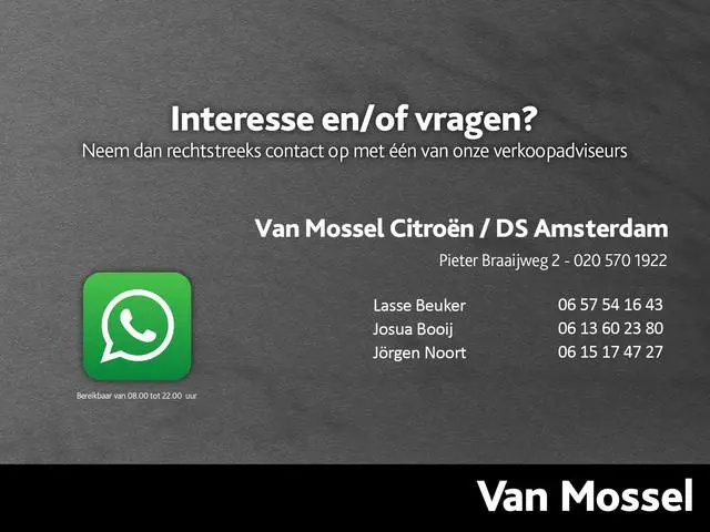 DS 9 E-Tense Opéra Première | Schuif/Kanteldak | Navigatie | Verwarmde en massagestoelen voor + acht...