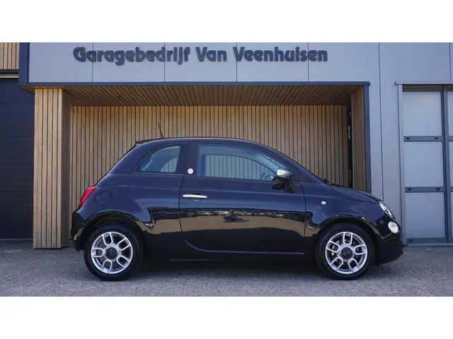 Fiat 500 0.9 TwinAir 80pk Turbo Mirror Airco Cruise Control 15inch LM *Chrome pack* 47123km! NL auto