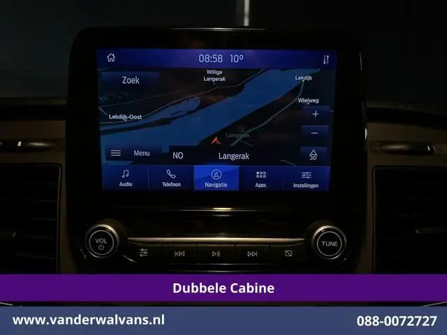 Ford Transit Custom 2.0 TDCI 131pk L2H1 Dubbele Cabine Euro6 Airco | 6-Zits | Navigatie | LED | Appl...