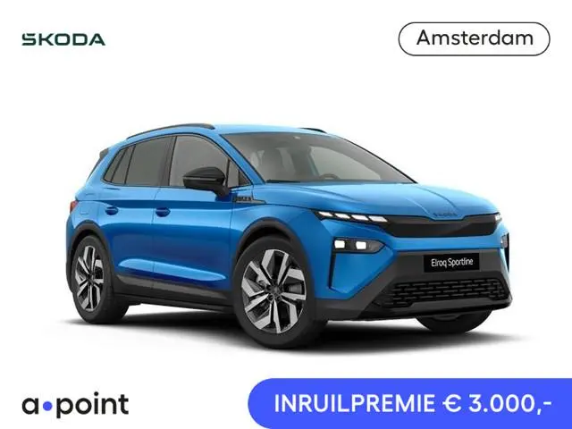 Škoda Elroq 85 Sportline | Trekhaak | Adaptief onderstel | Warmtepomp | Verw. voorruit |