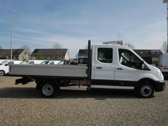 Ford Transit 2.0 TDCI 170PK Pick-up Dubbel cabine open laadbak Dubbel lucht, Trekhaak 3.500 KG, Laad...