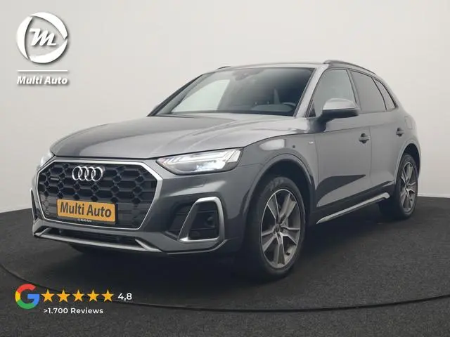Audi Q5 50 TFSI e S Line PHEV 300pk Dealer O.H | Trekhaak Af Fabriek | Head Up | Camera | Alcantara...