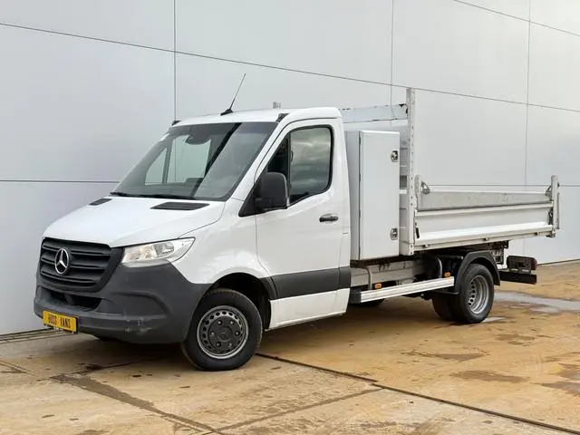Mercedes-Benz Sprinter 514 2.2 CDI Automaat Kipper Dubbellucht 3.5t Trekhaak met Kist Benne Tipper C...