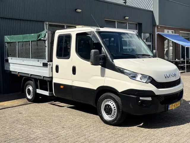 Iveco Daily 35S11D 2.3 345 7 persoons 3500kg trekgewicht Airco Euro 5 Pick-up Open laadbak Bakwagen...