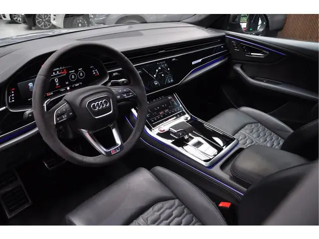 Audi RS Q8 4.0 TFSI B&O Ceramic HUD Massage Carbon Softclose Nachtzicht ACC Keyless 360 Camera Stoel...