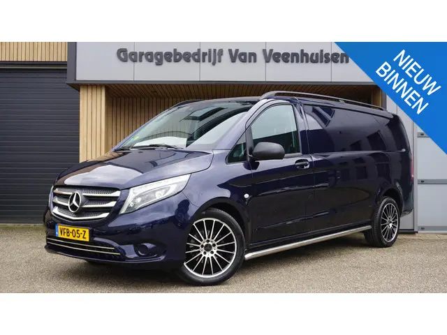 Mercedes-Benz Vito 116 CDI 163PK Automaat Extra Lang Leder LED 19inch LM Sidebar Trekhaak *46140km*...
