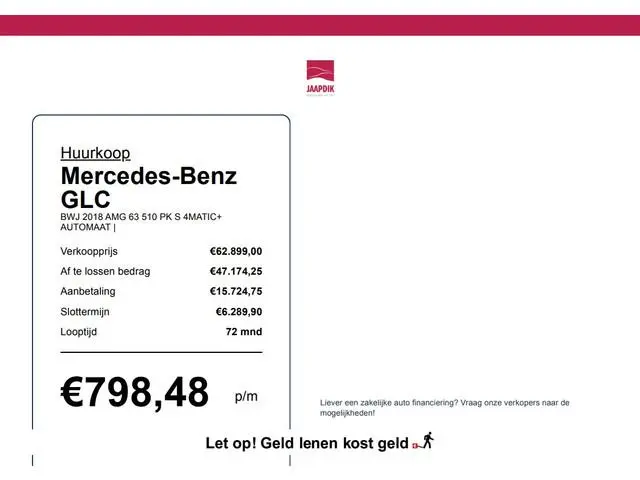 Mercedes-Benz GLC-klasse BWJ 2018 AMG 63 510 PK S 4MATIC+ AUTOMAAT | TREKHAAK | PANODAK | STOELVERW....