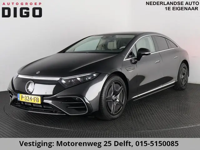 Mercedes-Benz EQS 450+ AMG LINE 108 kWh SOH 99% GARANTIE 2032* 1e EIG. NL AUTO. PANORAMA DAK . 360 G...