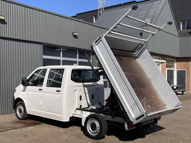 Volkswagen Transporter 2.0 TDI L2H1 150pk DC Euro 6 Kipper Airco Cruise controle trekhaak 2500kg 1e...