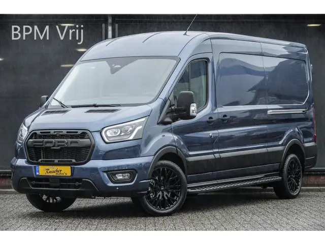 Ford Transit L3H2 | 2.0Tdci 165Pk A8 Aut. | 350 | Raptor Edition | 2x Schuifdeur | Nieuw Model | Chr...