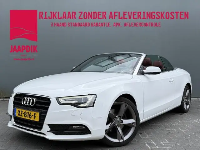 Audi A5 Cabriolet BWJ 2015 1.8 TFSI 170 PK AUTOMAAT | NW APK | LEDER / ELEKTR. STOELEN / NAVI / CLIM...