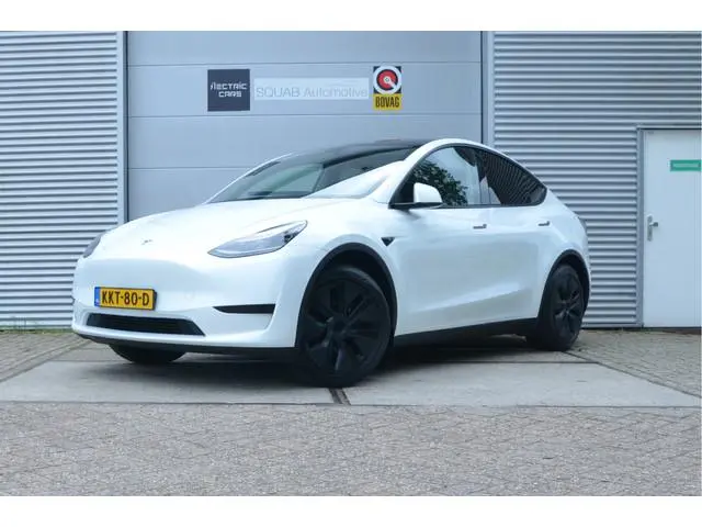 Tesla Model Y Long Range RWD 75 kWh AutoPilot4.0 Ryzen, FSD 99,- p/mnd, Trekhaak (1.600kg)