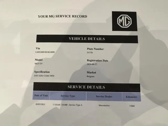 MG MG5