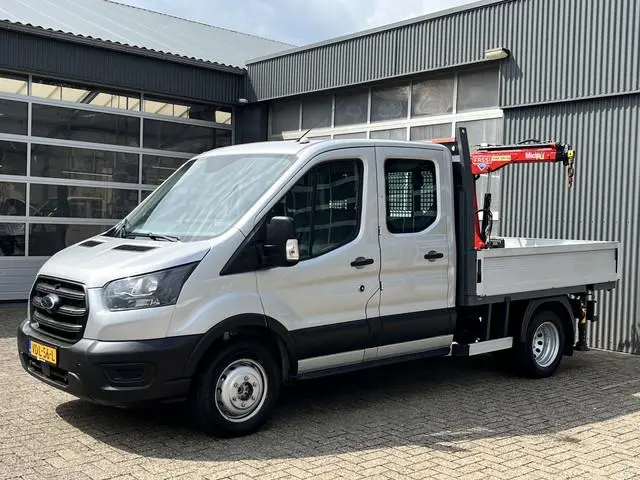 Ford Transit 350 2.0 TDCI DC Laadkraan Telefoonverbinding 3-Persoons Telefoonverbinding 1e eigenaar...