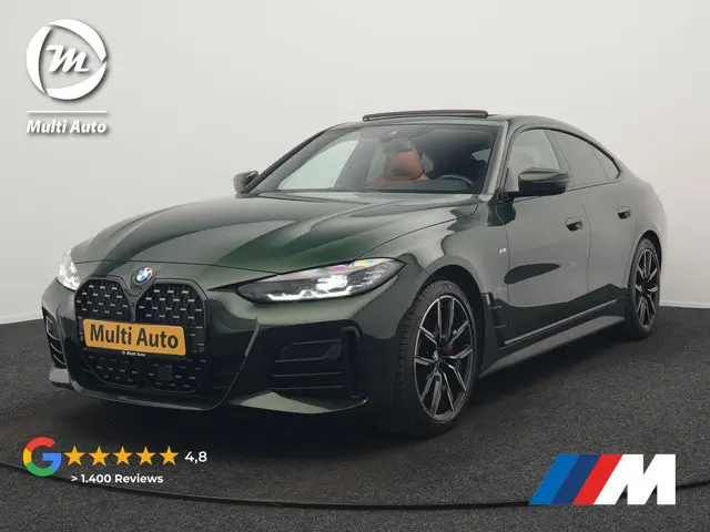 BMW 4-serie Gran Coupé 430i M Sport 245pk Dealer O.H Sanremo Green | Panodak | Lederen Competition S...
