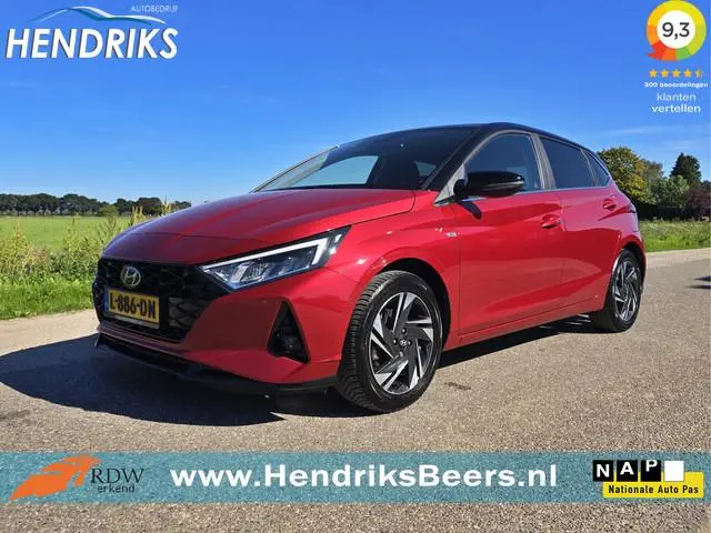 Hyundai i20 1.0 T-GDI Premium - 100 Pk - Euro 6 - Navi - ParkeerCamera - Stoel + Stuurverwarming