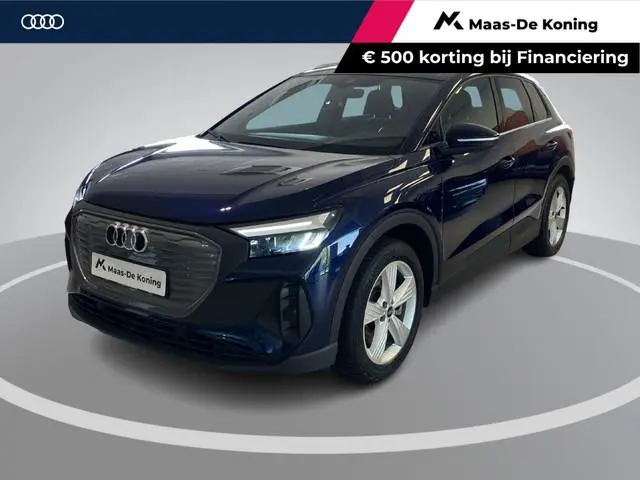 Audi Q4 e-tron 40 82 kWh 150kW/204PK · Leder · Stoelverwarming · Parkeersensoren · Garantie t/m 30-0...