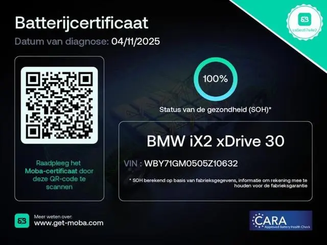 BMW iX2 xDrive30 67 kWh M-Sport Pro | PANORAMADAK | SOH 100% | STOELVERWARMING | 20" | DRIVING ASSIS...