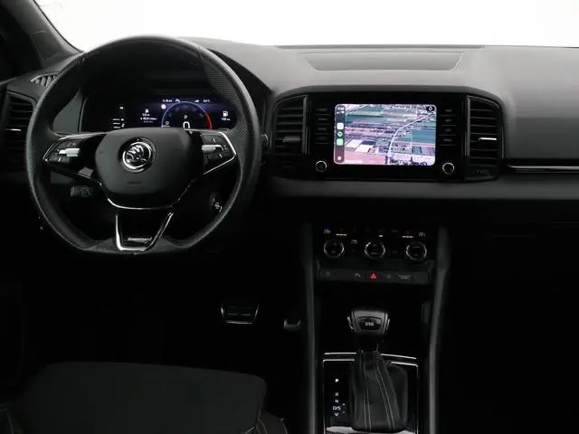 Skoda Karoq 1.5 TSI ACT 150 PK DSG SPORTLINE + CANTON AUDIO | STEEL GREY | CAMERA | 19 INCH | VIRTUA...