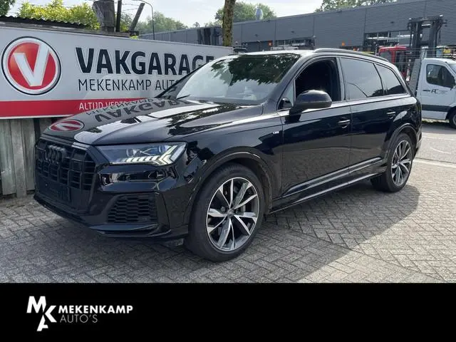 Audi Q7 55 TFSI e quattro Pro Line S 21"/Trekhaak/B&O/Laser LED/Stoelverwarming v+a/Adaptieve cruise...