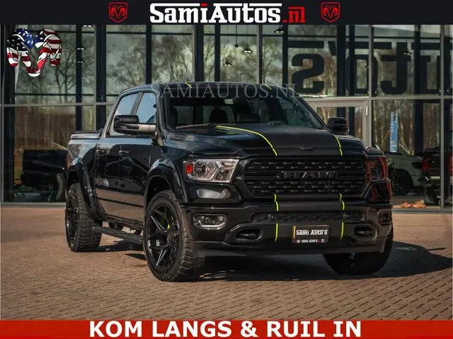Dodge RAM SPORT | 5.7 V8 4x4 HEMI | PANORAMA DAK | GROOTSCHERM 12 INCH | LPG | Diamond Black Pearl |...