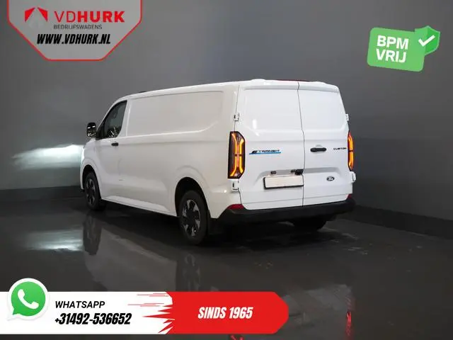 Ford E-Transit Custom L2 330 km WLTP LED/ Standkachel/ Snellader/ 2.3t Trekverm./ Carplay/ Climate/...