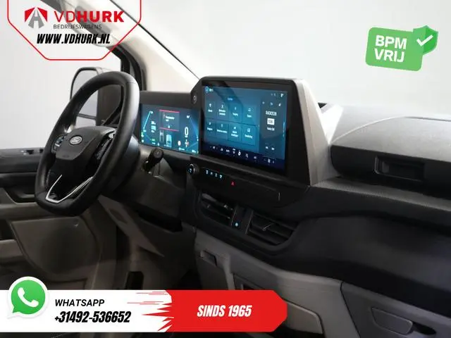 Ford E-Transit Custom L2 330 km WLTP LED/ Standkachel/ Snellader/ 2.3t Trekverm./ Carplay/ Climate/...