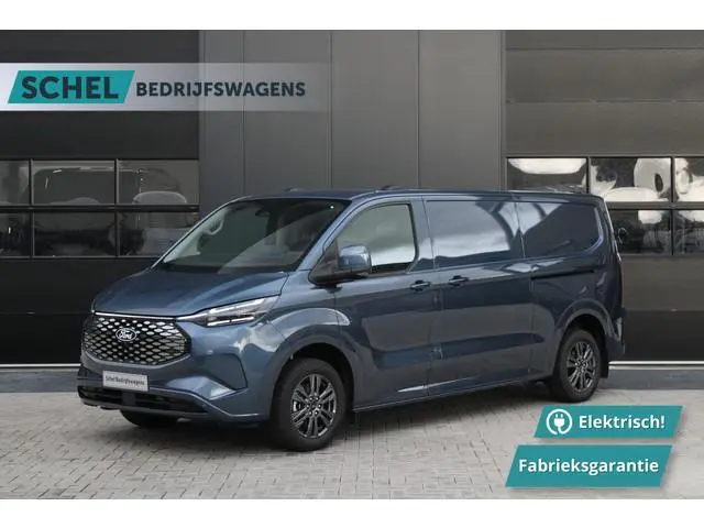 Ford E-Transit Custom 340 L2H1 Limited 65 kWh 218pk - 2x Schuif - LED - 360 Camera - B&O - ACC - Nav...