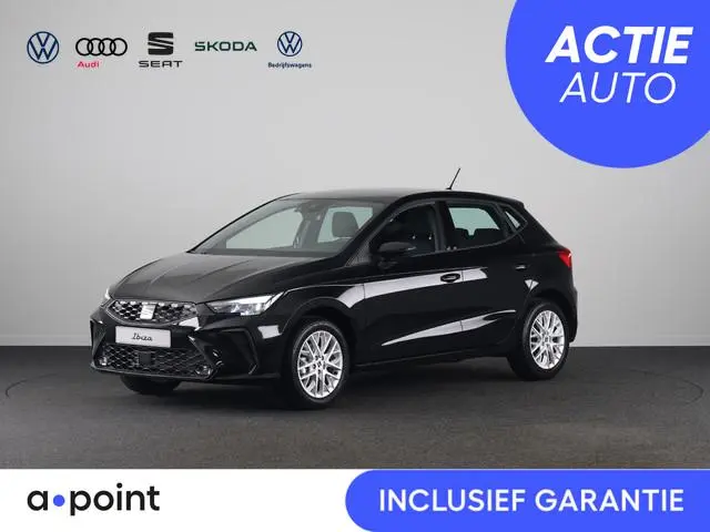 SEAT Ibiza Style Plus 1.0 EcoTSI 95 PK | Midnight Black Metallic | Apple Carplay | Park Assist | Cru...