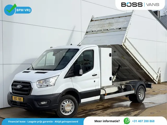 Ford Transit 2.0 TDCI 170PK Kipper Dubbellucht Trekhaak Airco Cruise Control  Lane Assist Bluetooth...
