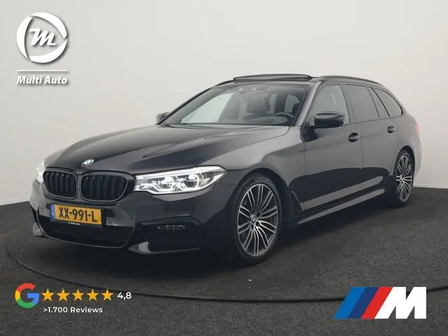 BMW 5-serie Touring 520i M Sport 184pk Dealer O.H. | Panodak | Head Up | 360 Camera | Lederen Comfor...