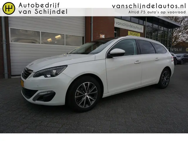Peugeot 308 SW 1.2 PURETECH 131PK ALLURE NIEUWE APK CAMERA PANORAMADAK LED NAVI APPS CLIMA CRUISE PD...